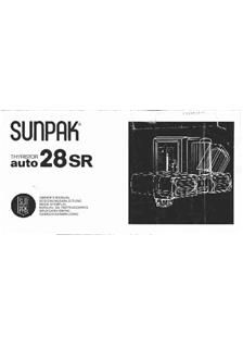 Sunpak 28 SR manual. Camera Instructions.